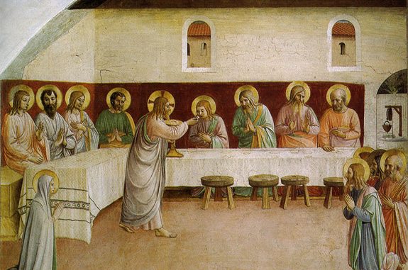 'Communion of the Apostles' by Fra Angelico (1440-41).