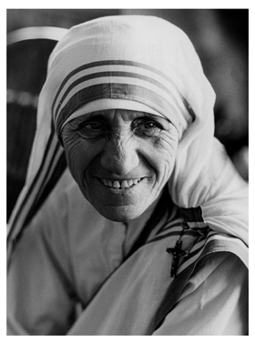 BLESSED MOTHER TERESA PICTURED IN 1979 PHOTO