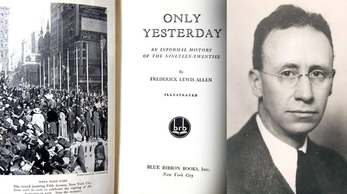 frederick allen only yesterday