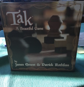 Tak Prototype Box, not final art.