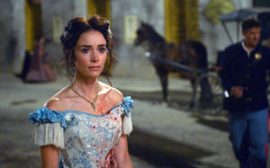 TIMELESS -- "The Assassination of Abraham Lincoln" Episode 101 -- Pictured: Abigail Spencer as Lucy Preston -- (Photo by: Sergei Bachlakov/NBC)