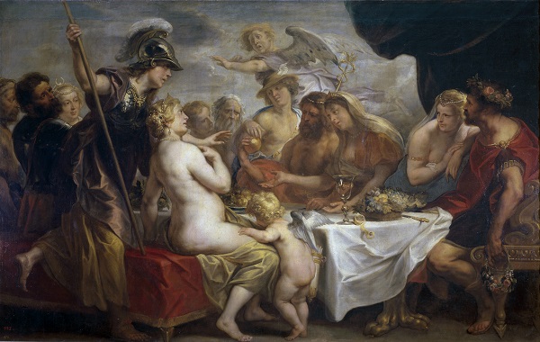 Golden Apple of Discord by Jacob Jordaens (1633)