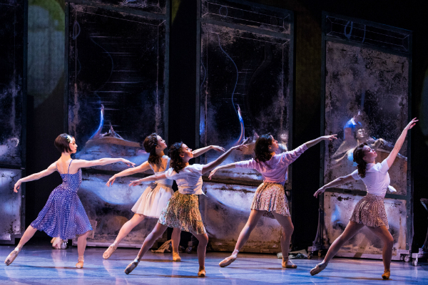Sara Esty and company dance in An American in Paris, Photo by Matthew Murphy