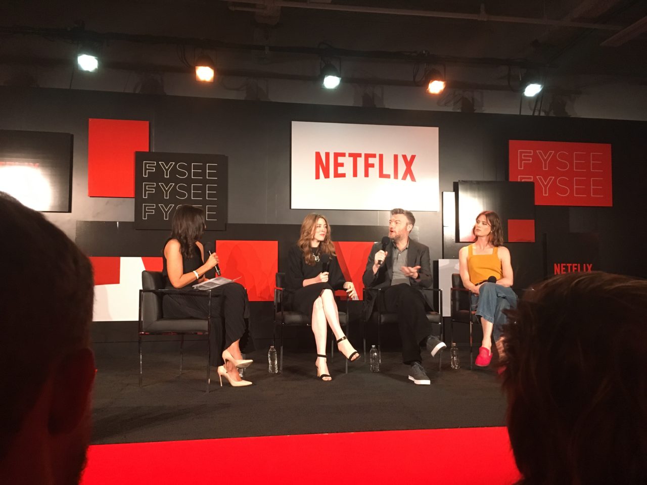 Netflix's Black Mirror panel in action