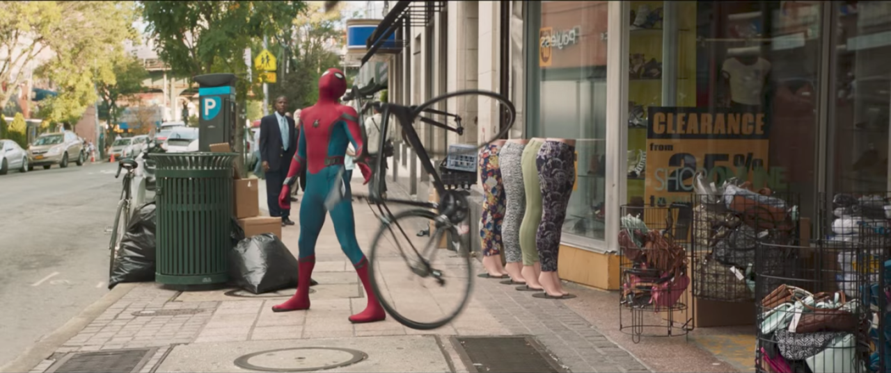 spiderman homecoming bike