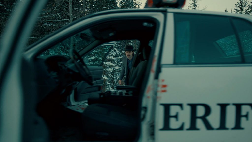 Wynonna Earp Walkin' After Midnight Doc with Officer Haught's Cop Car