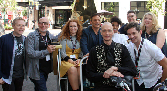 GGA Star Trek Ready Room Discovery Cast On PediCab SDCC 2017