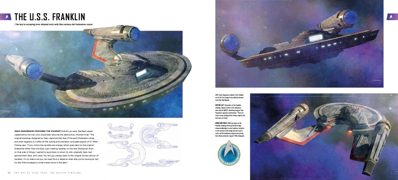 Geek Girl Authority Ready Room the Art Of Star Trek: the Kelvin Timeline USS Franklin