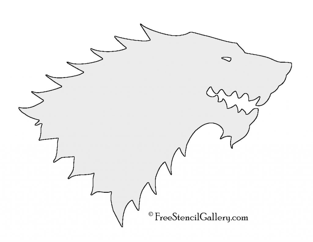 targaryen pumpkin stencil