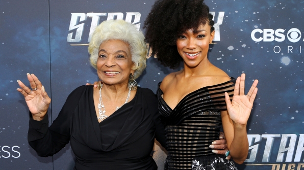 Star Trek Discovery Red Carpet Premiere Sonequa Martin-Green Nichelle Nichols