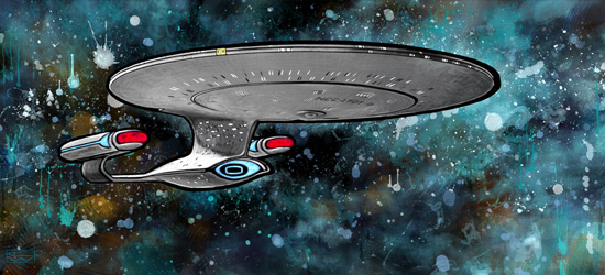 Geek Girl Authority Ready Room Star Trek The Next Generation 30th Anniversary Poster 2