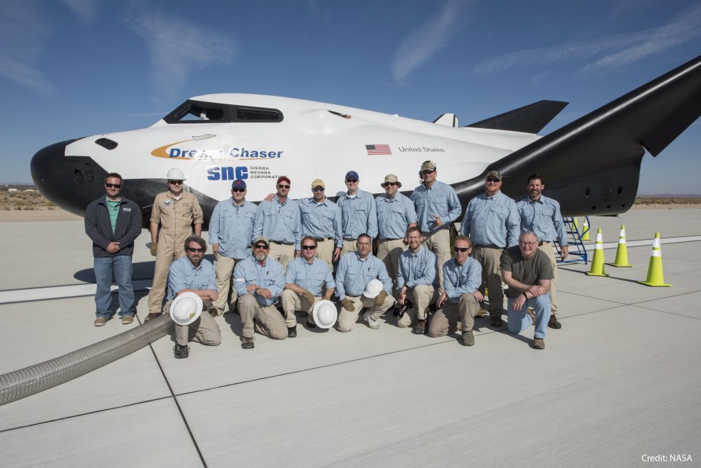 Sierra Nevada Corporation Dream Chaser Team Photo Free-Flight Test November 2017