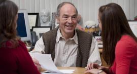 Professor Meeting and Advising Students