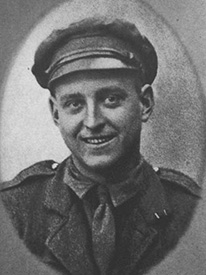 Attached photograph of Private Benson