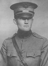 Attached photograph of First Lieutenant Cranefield