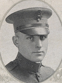 Attached photograph of Second Lieutenant Dillon