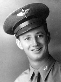 Attached photograph of Second Lieutenant Duer