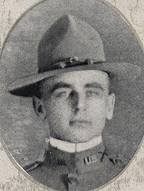 Attached photograph of Second Lieutenant McCoy