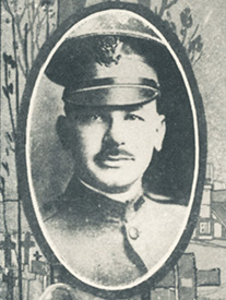 Attached photograph of First Lieutenant Wallaber