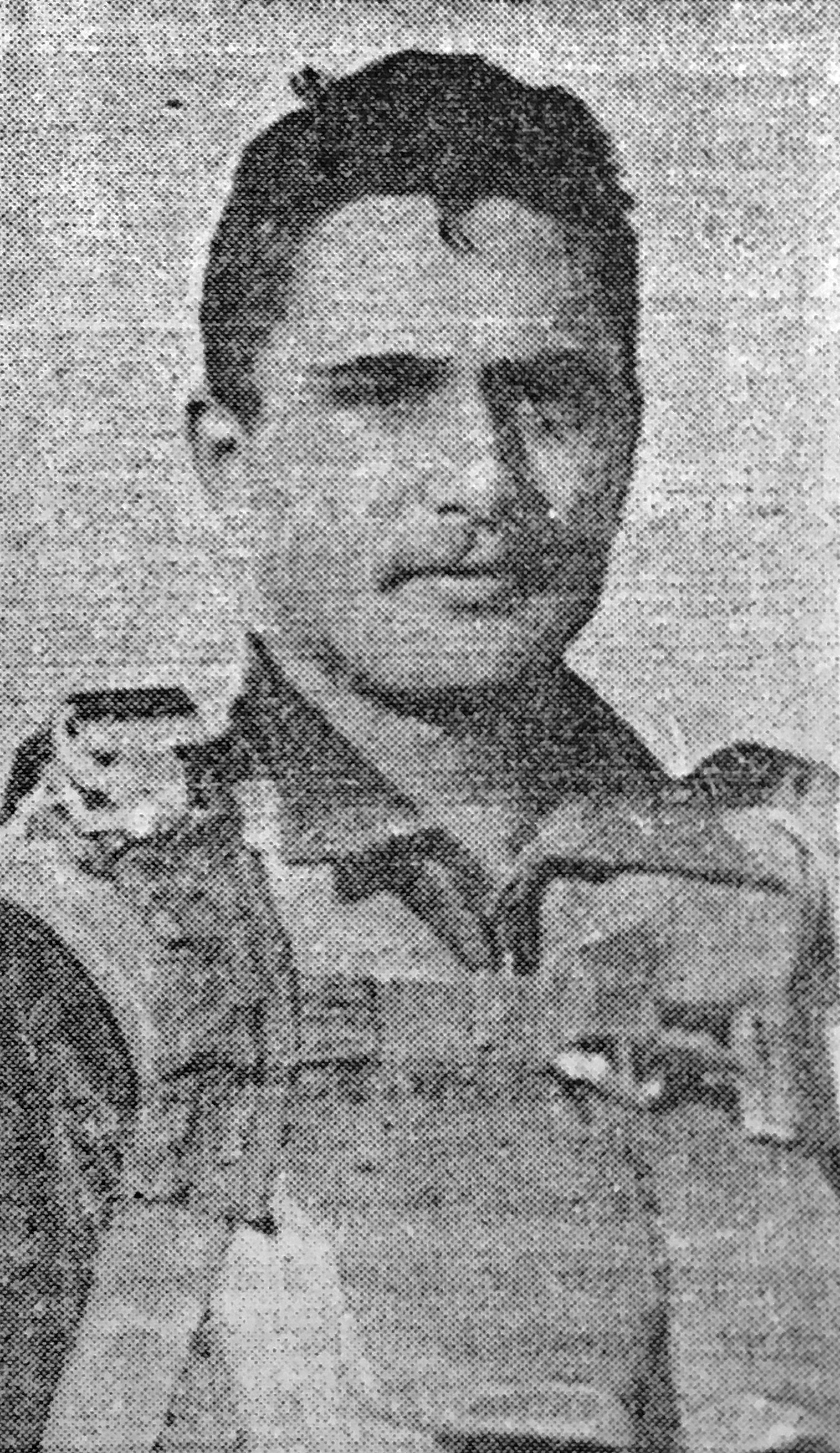 Attached photograph of First Lieutenant Smith