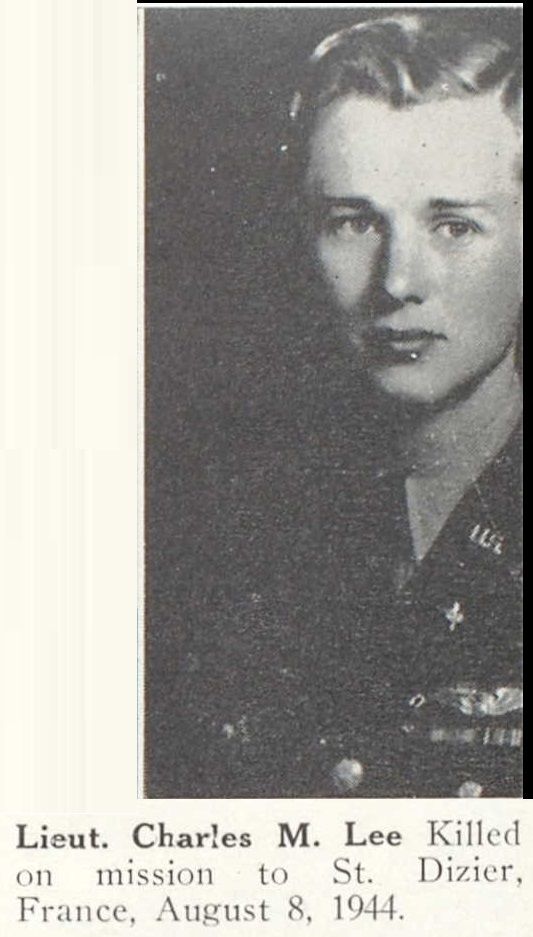 Attached photograph of First Lieutenant Lee