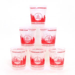 FireBoard 22oz Clear Cups