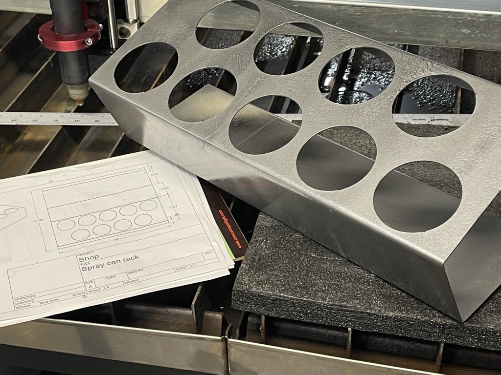 Spray can holder FireShare Langmuir Systems