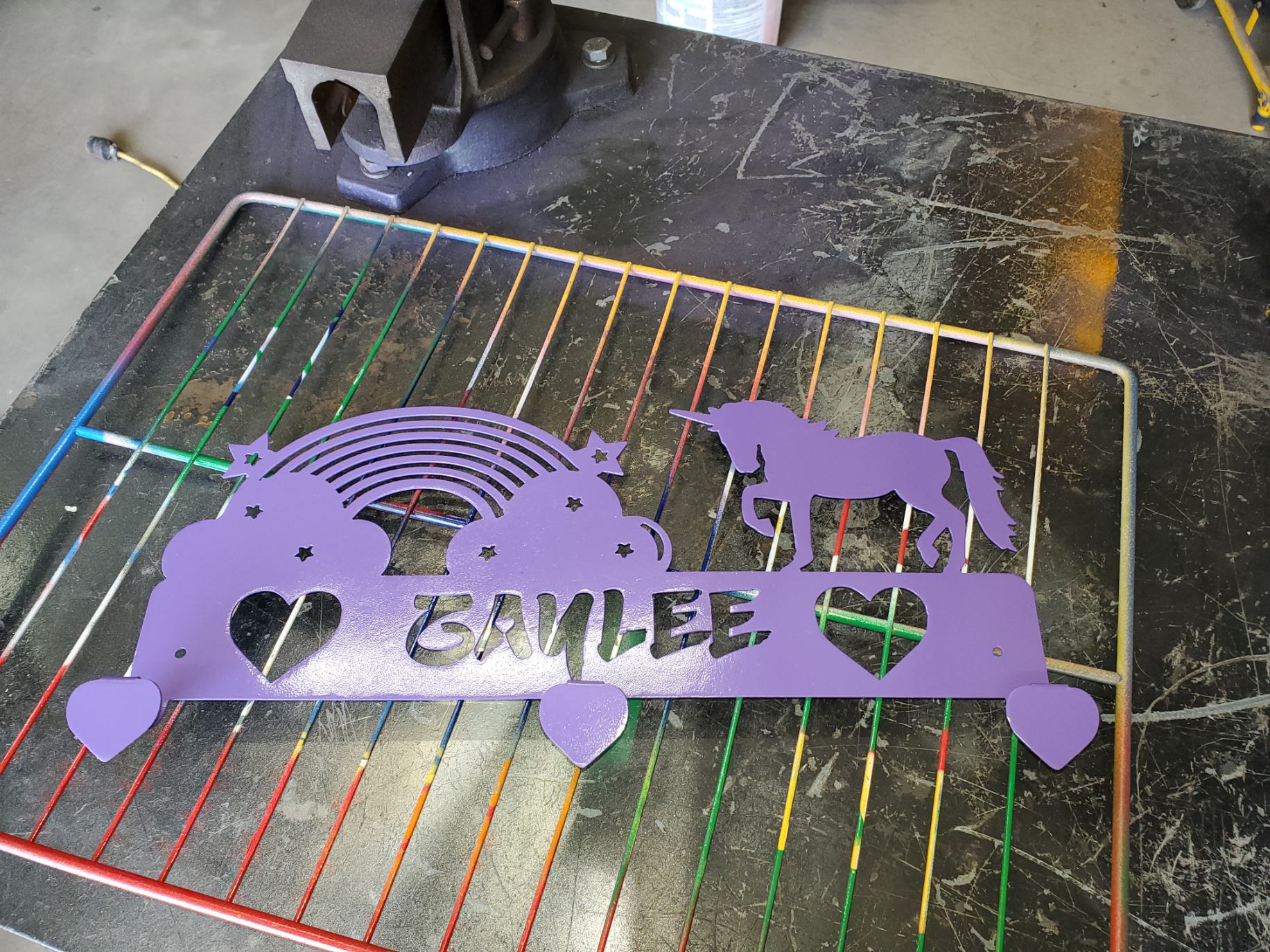 3 heart fold back hooks FireShare Langmuir Systems