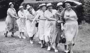 old women dancing with trim waistlines