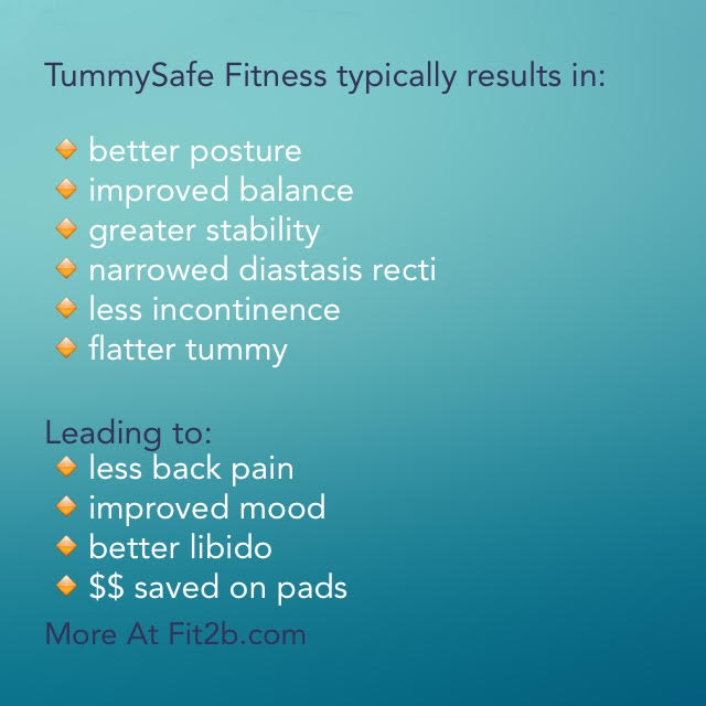 TummySafe Fitness is unique to Fit2B where we have almost 200 videos for subscribers to explore and exercise!