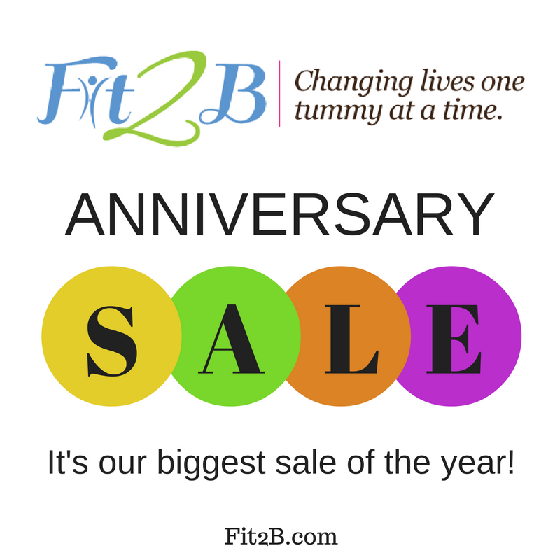 Fit2B Anniversary social media
