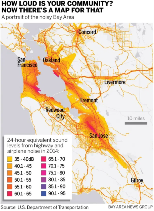 San francisco noise map