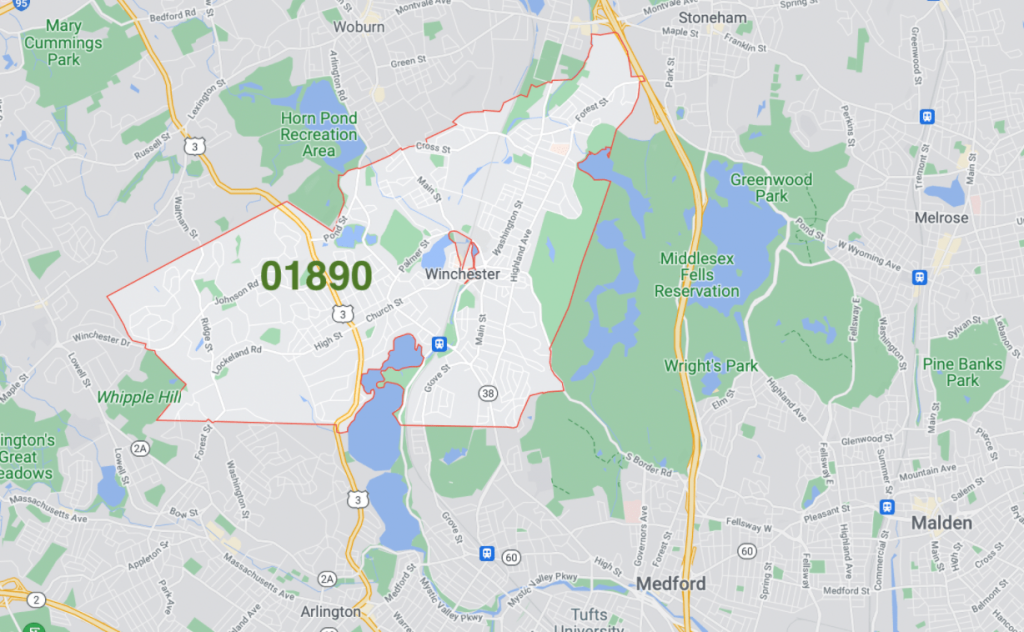 Boston housing top zip codes