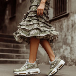 6 ways to wear a maxi skirt with trainers