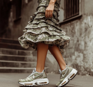 6 ways to wear a maxi skirt with trainers