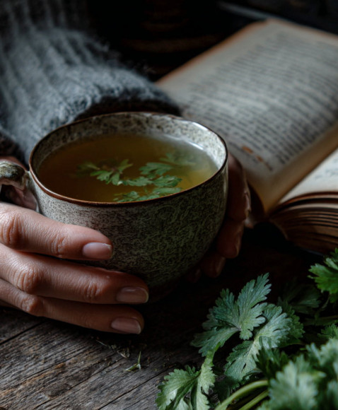 Busy working woman with no time for self-care Health coach shares 7 day seed infused morning ritual for a healthy start