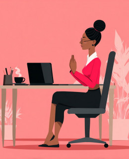 Diabetic Women at Desk Jobs How to Stay Active, Eat Right and Manage Stress Effectively