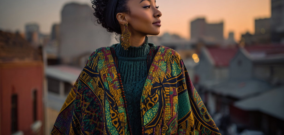 Elevate your winter wardrobe with African capes