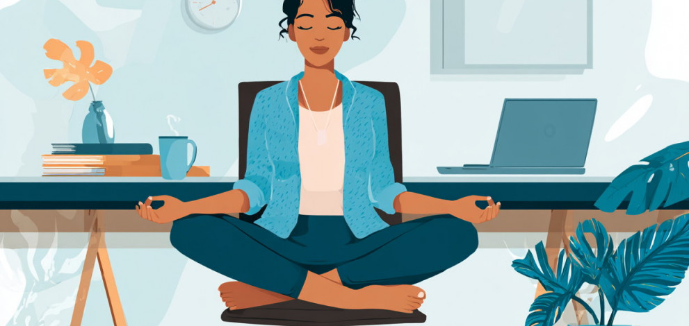 10-Minute Desk Yoga You'll Actually Want to Practice During Work