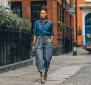 Long Blouses with Baggy Jeans are Trending in Spring-Summer 2026