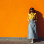 8 Ways To Style A Denim Maxi Skirt For A Smart-Casual Day At Work