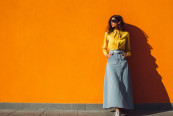 8 Ways To Style A Denim Maxi Skirt For A Smart-Casual Day At Work