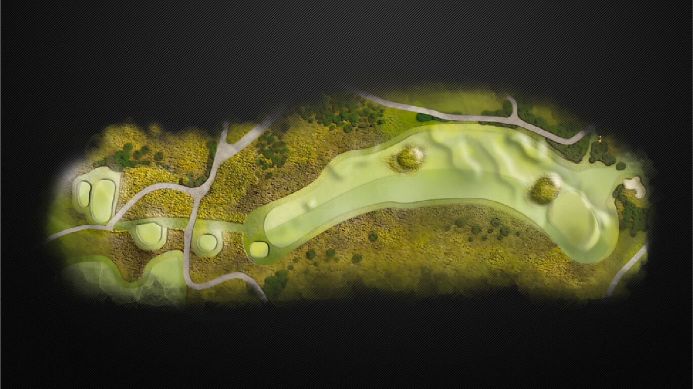 Cabot links map   hole 3