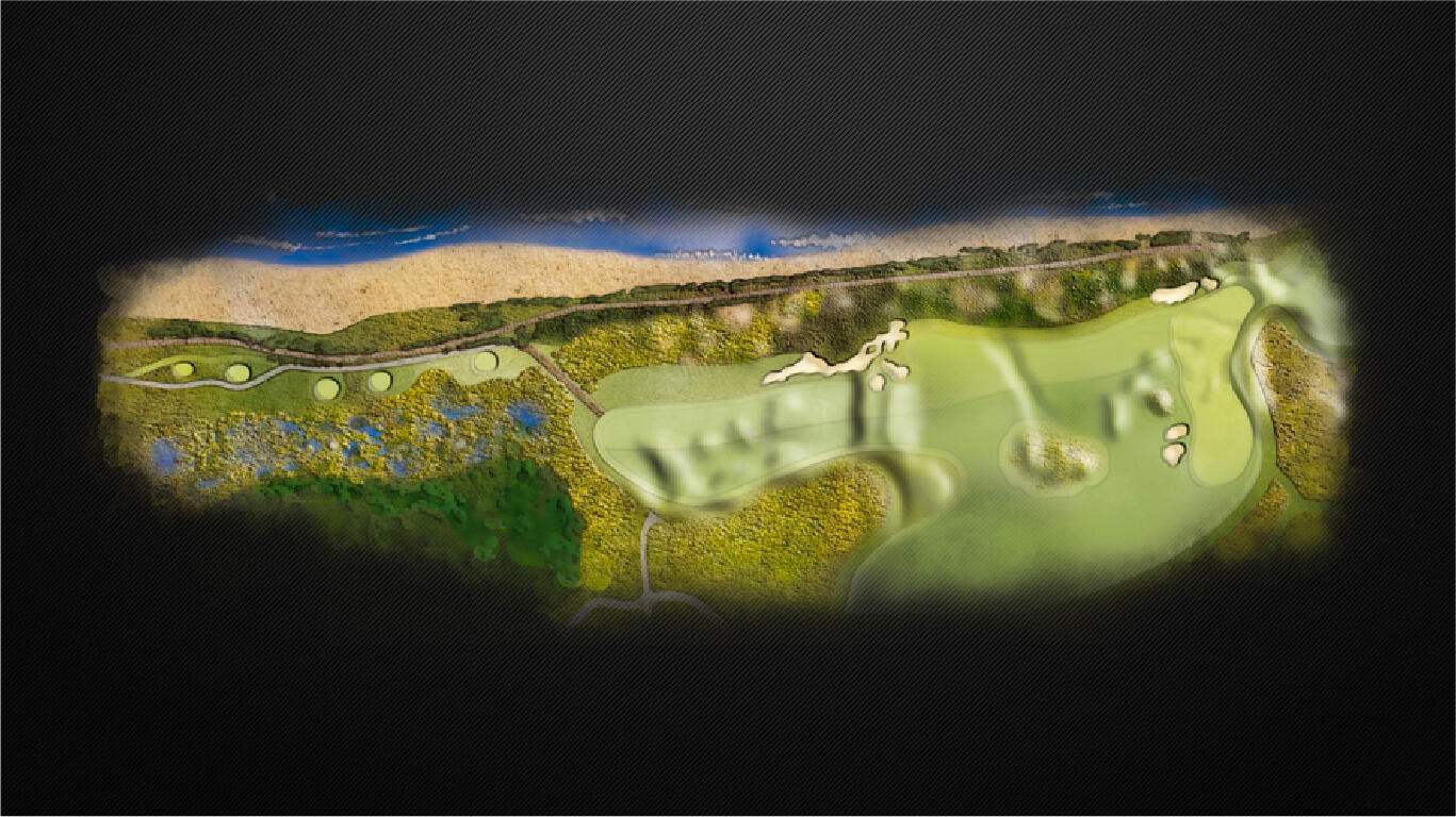 Cabot links map   hole 8