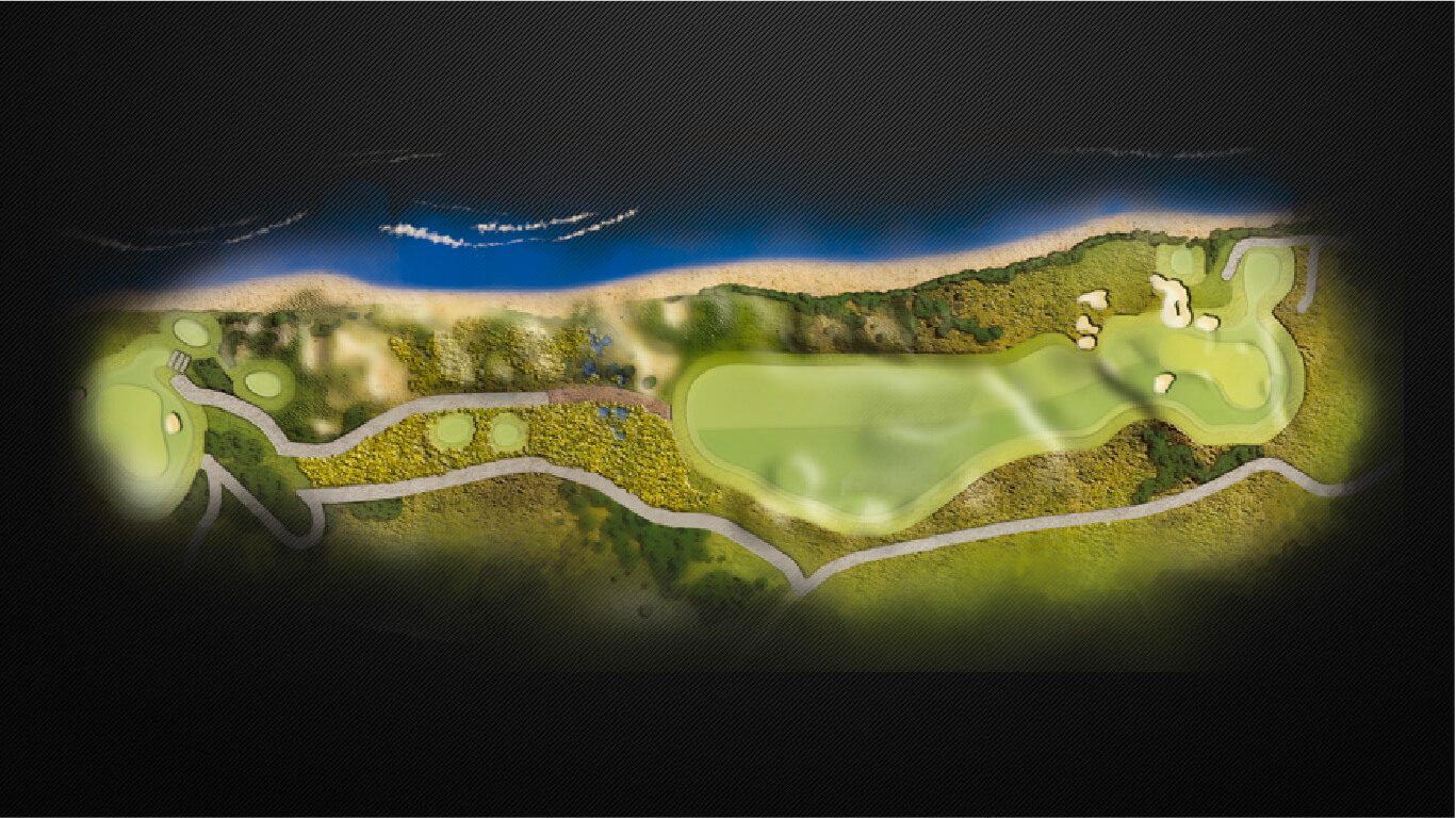 Cabot links map   hole 15