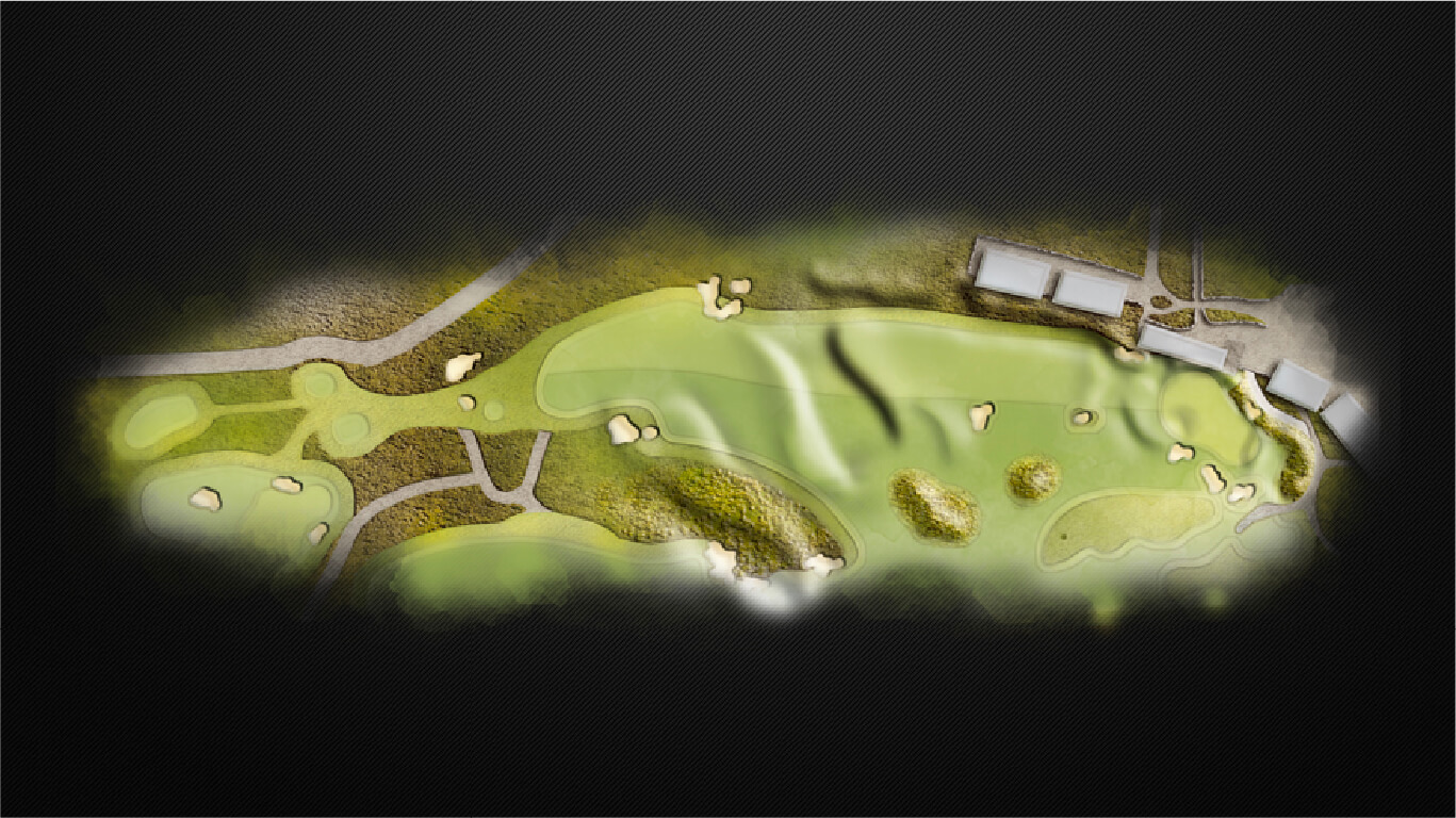Cabot links map   hole 18