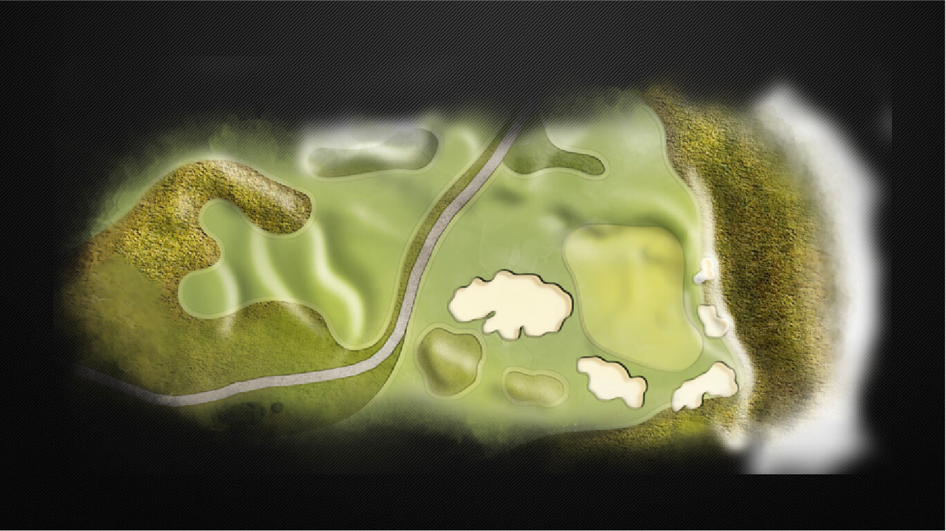 Cabot cliffs map   hole 9