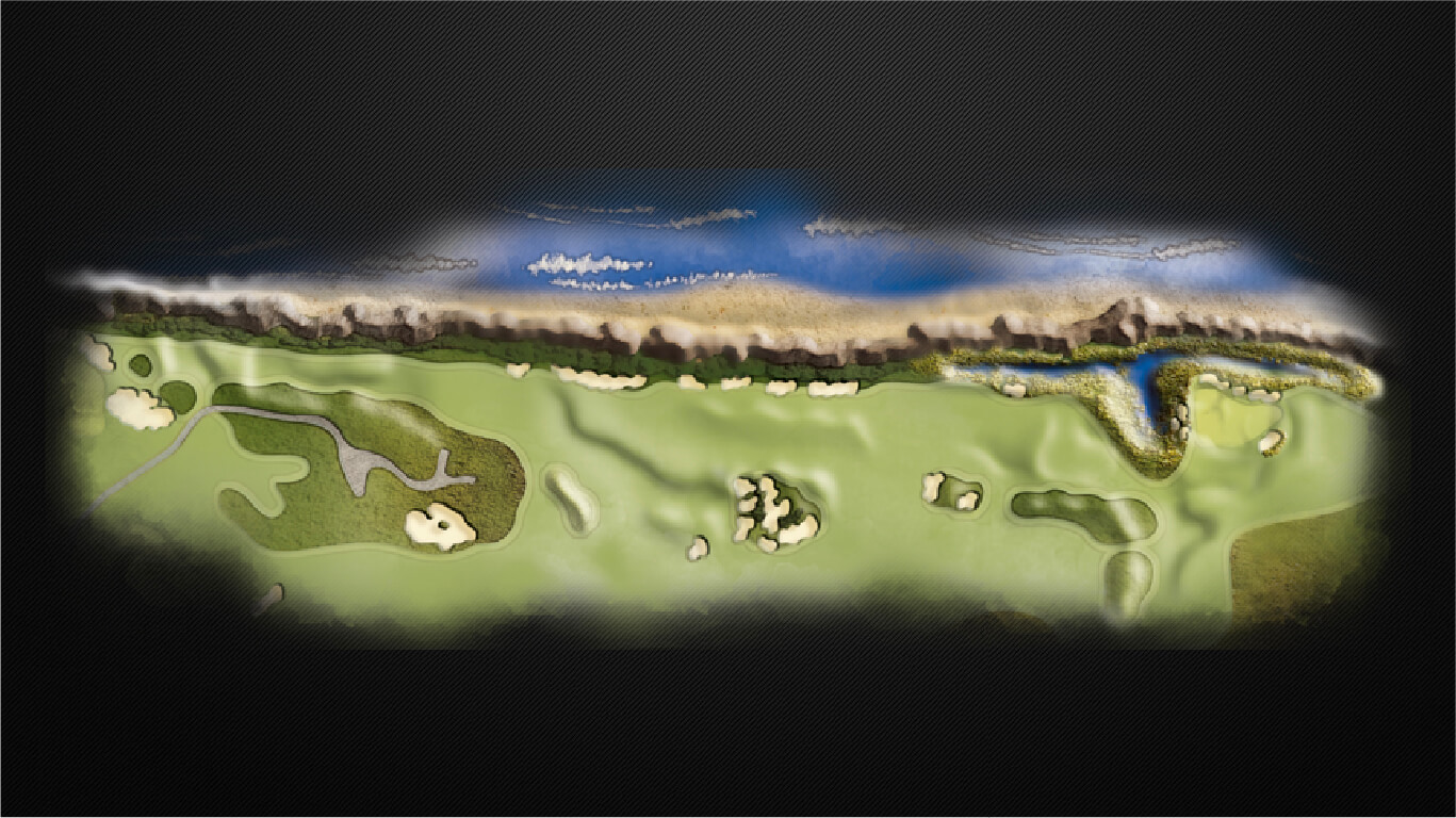 Cabot cliffs map   hole 10
