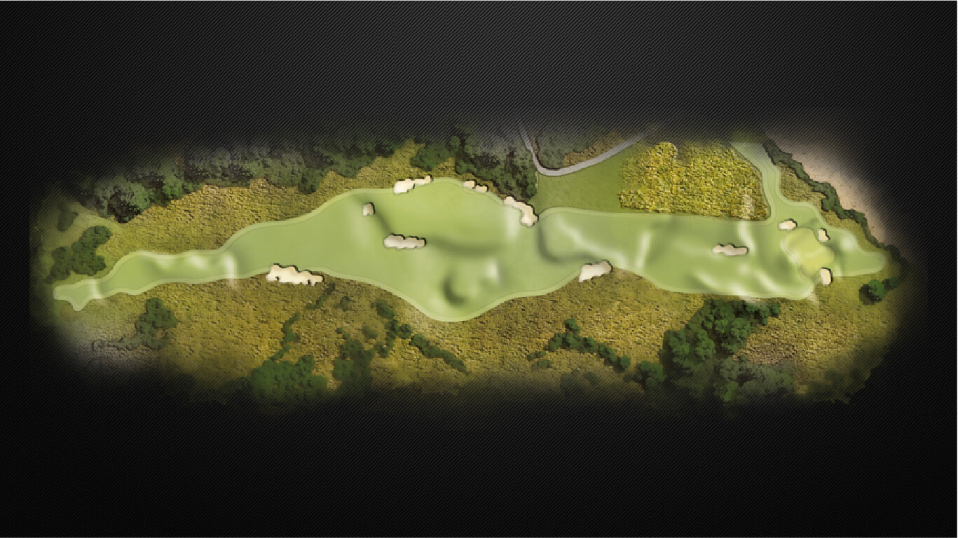 Cabot cliffs map   hole 15