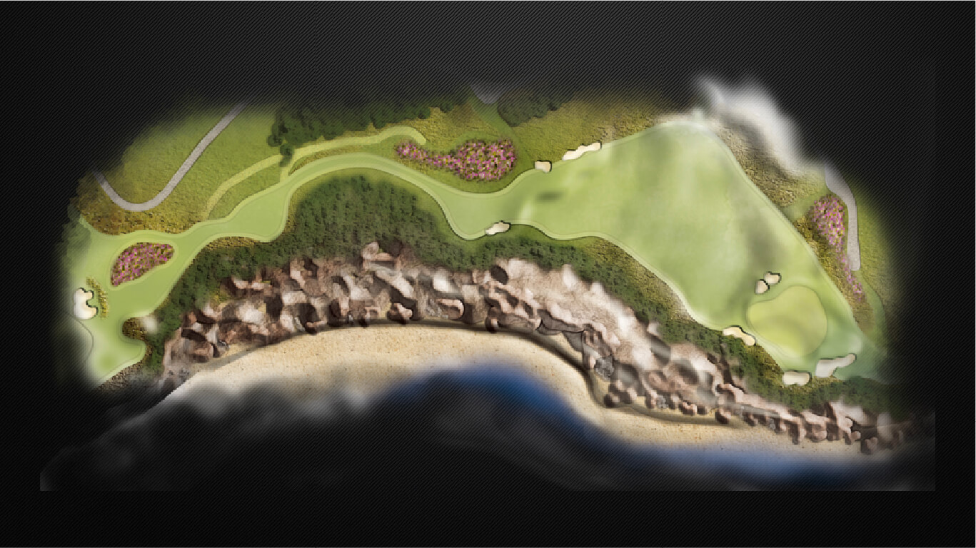 Cabot cliffs map   hole 17